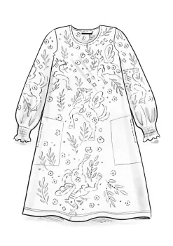 New Gudrun Sjödén Jerseykleid Pegasus Aus Modal achatrot
