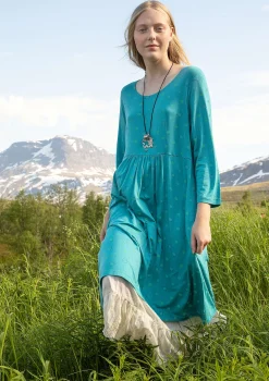 Sale Gudrun Sjödén Jerseykleid Pencil Aus Lyocell/Elasthan türkis