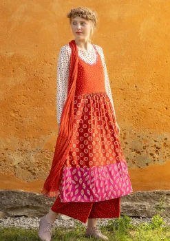 New Gudrun Sjödén Jerseykleid Singö Aus Bio-Baumwolle/Modal kupfer