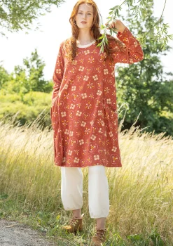 Clearance Gudrun Sjödén Jerseykleid Star Aus Bio-Baumwolle kürbis