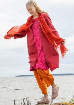 Hot Gudrun Sjödén Jerseykleid Strandäng Aus Lyocell/Elasthan dunkelpfingstrose