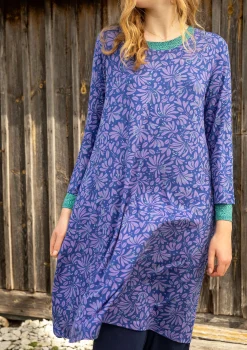 Clearance Gudrun Sjödén Jerseykleid Strandäng Aus Lyocell/Elasthan lupine