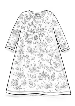 Clearance Gudrun Sjödén Jerseykleid Strandäng Aus Lyocell/Elasthan lupine