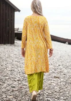 Sale Gudrun Sjödén Jerseykleid Strandäng Aus Lyocell/Elasthan ananas