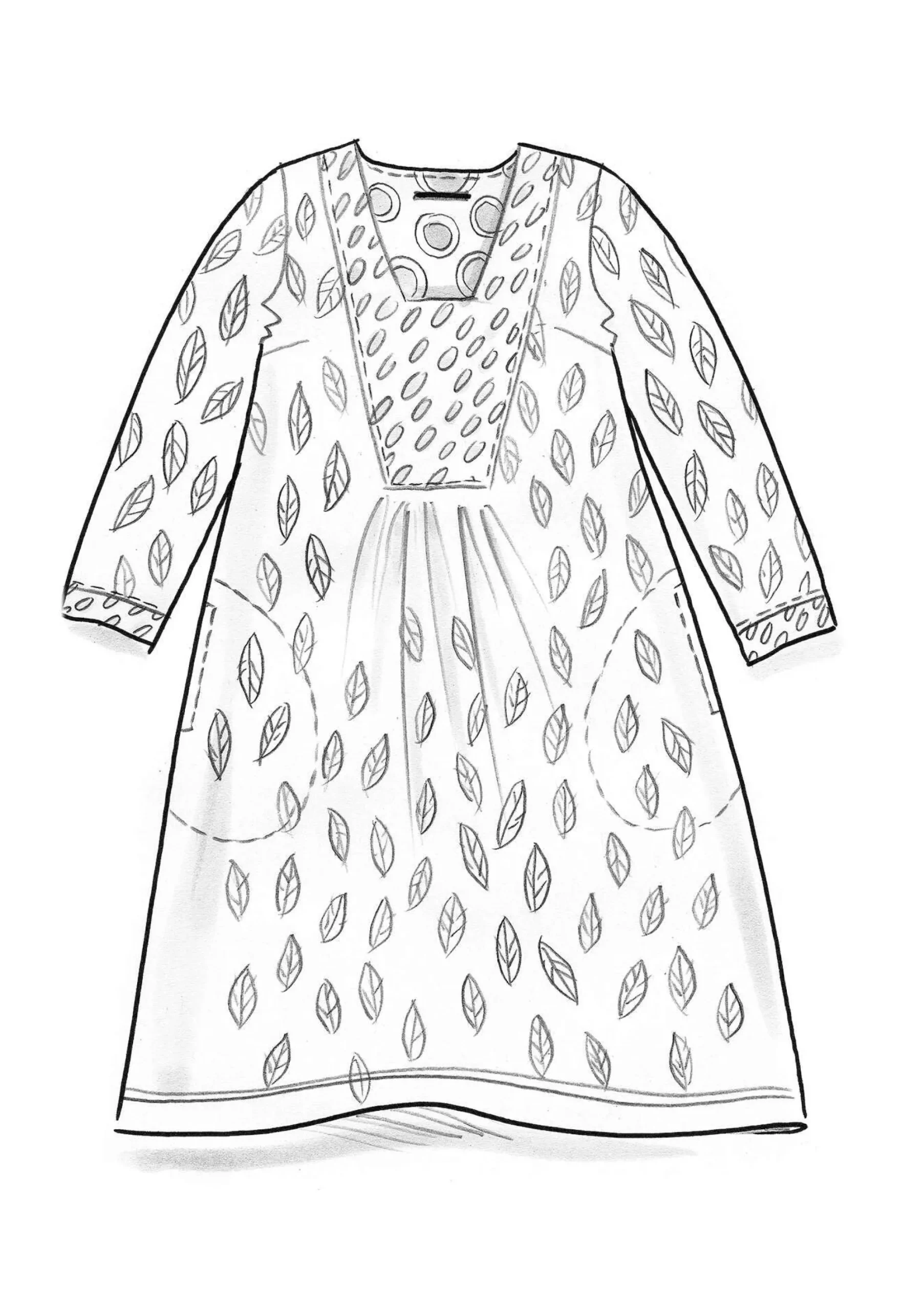 Gudrun Sjödén Jerseykleid Åland Aus Bio-Baumwolle/Modal dunkelpfingstrose