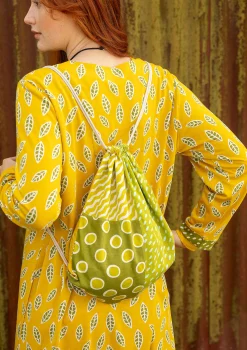 Gudrun Sjödén Jersey-Rucksack Singö Aus Bio-Baumwolle/Modal limettengrün