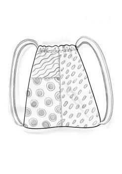 Discount Gudrun Sjödén Jersey-Rucksack Singö Aus Bio-Baumwolle/Modal kupfer