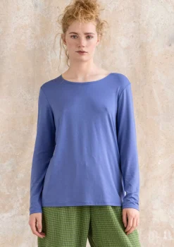 Gudrun Sjödén Jerseyshirt Ada Aus Lyocell/Elasthan himmelblau
