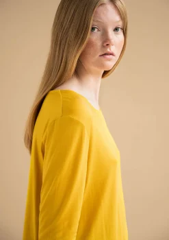 Outlet Gudrun Sjödén Jerseyshirt Ada Aus Lyocell/Elasthan ananas