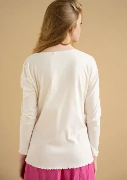 Hot Gudrun Sjödén Jerseyshirt Aus Bio-Baumwolle ungebleicht