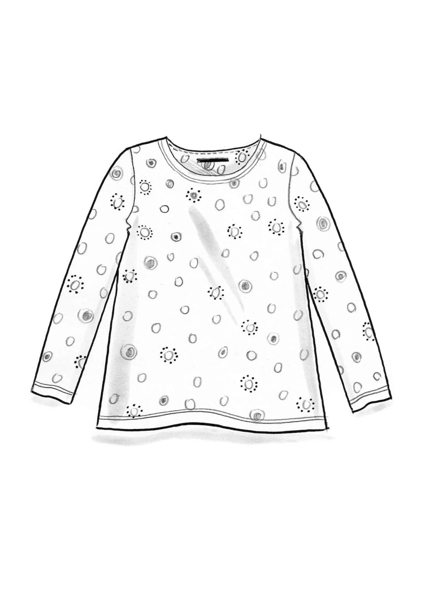 Sale Gudrun Sjödén Jerseyshirt Pencil Aus Lyocell/Elasthan türkis