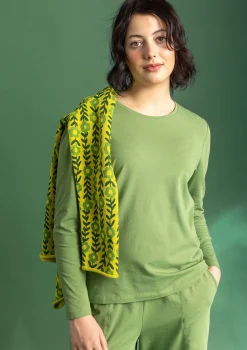 Online Gudrun Sjödén Jerseyshirt Stella Aus Bio-Baumwolle/Elasthan koriander