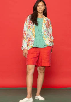 Hot Gudrun Sjödén Jerseytop Eva Aus Bio-Baumwolle hellorientgrün