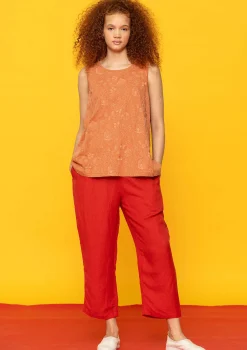 Clearance Gudrun Sjödén Jerseytop Eva Aus Bio-Baumwolle pfirsich