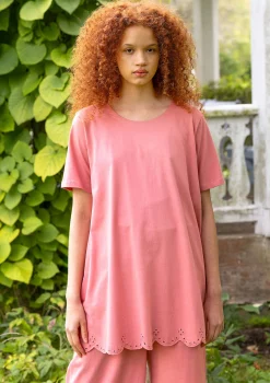 Clearance Gudrun Sjödén Jerseytunika Aus Bio-Baumwolle kirschblüte