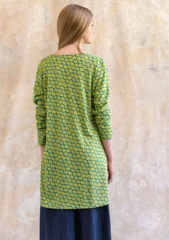 Outlet Gudrun Sjödén Jerseytunika Billie Aus Bio-Baumwolle/Modal aqua-gemustert