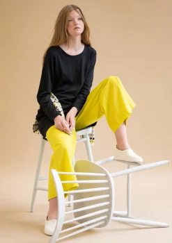 Gudrun Sjödén Jerseytunika Billie Aus Bio-Baumwolle/Modal schwarz
