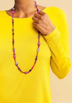 Online Gudrun Sjödén Kette Jane Aus Recycling-Glasperlen mittsommerblumen