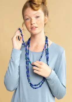 Outlet Gudrun Sjödén Kette Jane Aus Recycling-Glasperlen lupine