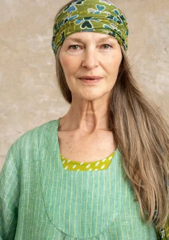 Online Gudrun Sjödén Kleid Aus Leinengewebe lotusgrün-gestreift