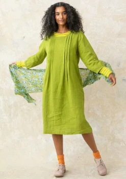 Best Gudrun Sjödén Kleid Lillian Aus Leinengewebe hellkräutergrün