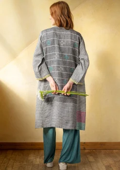 Best Gudrun Sjödén Kleid Mandvi Aus Leinen grau