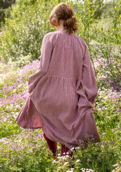 Hot Gudrun Sjödén Kleid Ottilia Aus Bio-Baumwollgewebe flieder