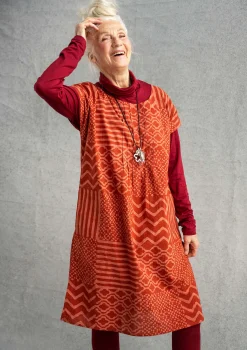 Online Gudrun Sjödén Kleid Ritu Aus Bio-Baumwollgewebe krapprot