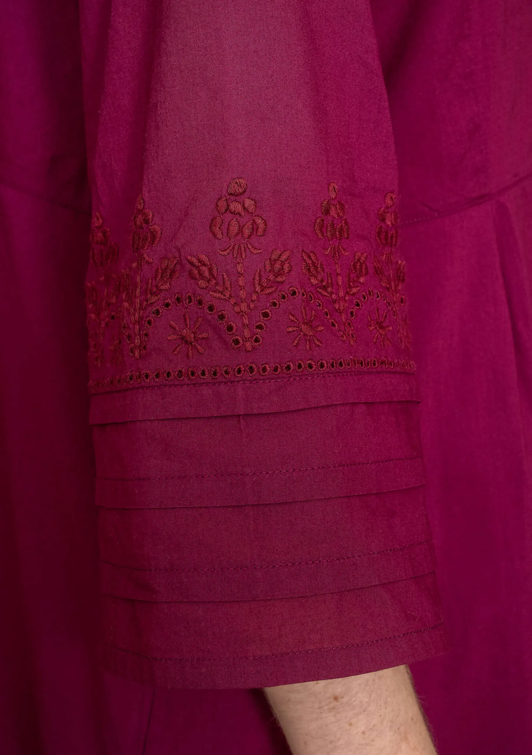 Hot Gudrun Sjödén Kleid Tjärn Aus Bio-Baumwollgewebe traube
