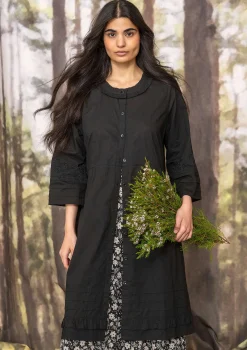 Online Gudrun Sjödén Kleid Tjärn Aus Bio-Baumwollgewebe schwarz