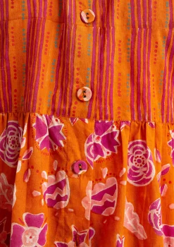 Sale Gudrun Sjödén Künstlerbluse Amber Aus Bio-Baumwolle masala