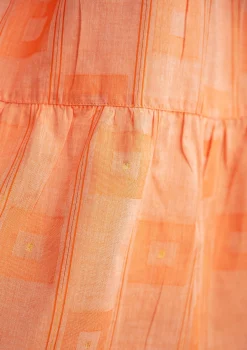 New Gudrun Sjödén Künstlerbluse Cirrus Aus Bio-Baumwolle nektar