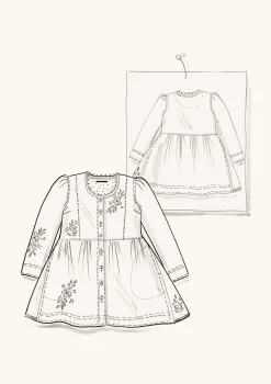 Clearance Gudrun Sjödén Künstlerbluse Shimla Aus Bio-Baumwolle/Leinen pistazie
