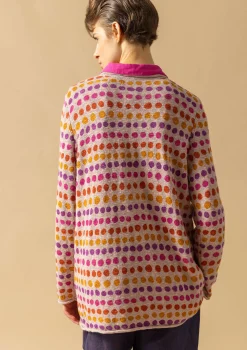 Discount Gudrun Sjödén Lieblingspullover Abby Aus Bio-/Recycling-Baumwolle rosa sand-gemustert