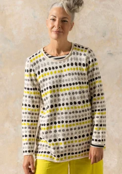 Discount Gudrun Sjödén Lieblingspullover Abby Aus Bio-/Recycling-Baumwolle ungefärbt-gemustert