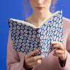 Gudrun Sjödén Notizbuch Runa Aus Papier Mit Stoffbezogenem Einband tiefblau