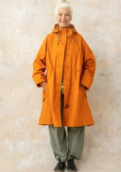 Sale Gudrun Sjödén Parka Francis Aus Bio-Baumwollgewebe masala