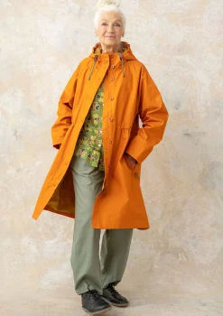 Sale Gudrun Sjödén Parka Francis Aus Bio-Baumwollgewebe masala