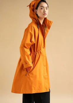 Sale Gudrun Sjödén Parka Francis Aus Bio-Baumwollgewebe masala