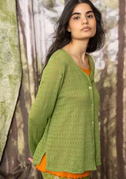 Hot Gudrun Sjödén Pointelle-Strickjacke zikade