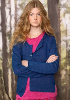 New Gudrun Sjödén Pointelle-Strickjacke  indigoblau
