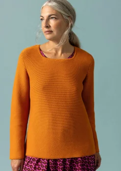 Sale Gudrun Sjödén Pullover Aus Recycling-Baumwolle masala