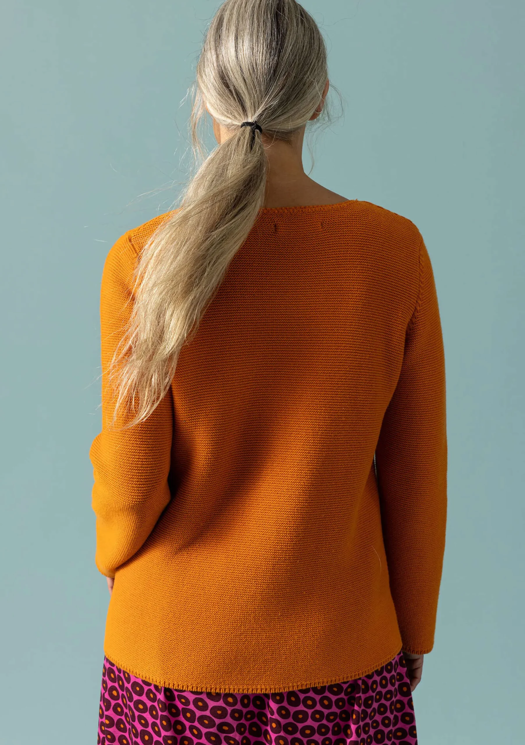 Sale Gudrun Sjödén Pullover Aus Recycling-Baumwolle masala