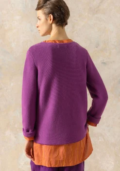 Outlet Gudrun Sjödén Pullover Aus Recycling-Baumwolle mittsommerblumen