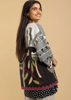 Sale Gudrun Sjödén Pullover Birdie Aus Bio-/Recycling-Baumwolle schwarz
