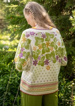 Gudrun Sjödén Pullover Blåsippa Aus Bio-/Recycling-Baumwolle Mandelmilch