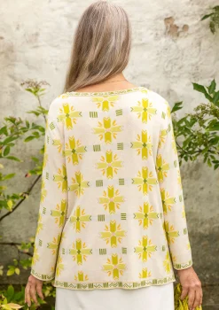 Clearance Gudrun Sjödén Pullover Bunge Aus Bio- Und Recycling-Baumwolle limettengrün