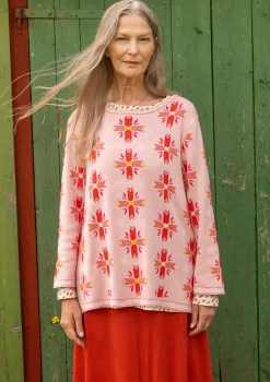 Outlet Gudrun Sjödén Pullover Bunge Aus Bio- Und Recycling-Baumwolle Hellpuderrosa