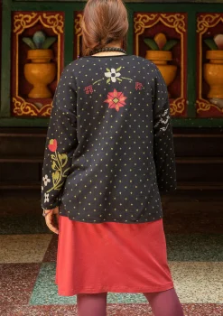 Hot Gudrun Sjödén Pullover Feru Aus Bio-Baumwolle/Leinen schwarz