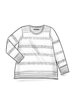 Discount Gudrun Sjödén Pullover Shoko Aus Bio-Baumwolle erika